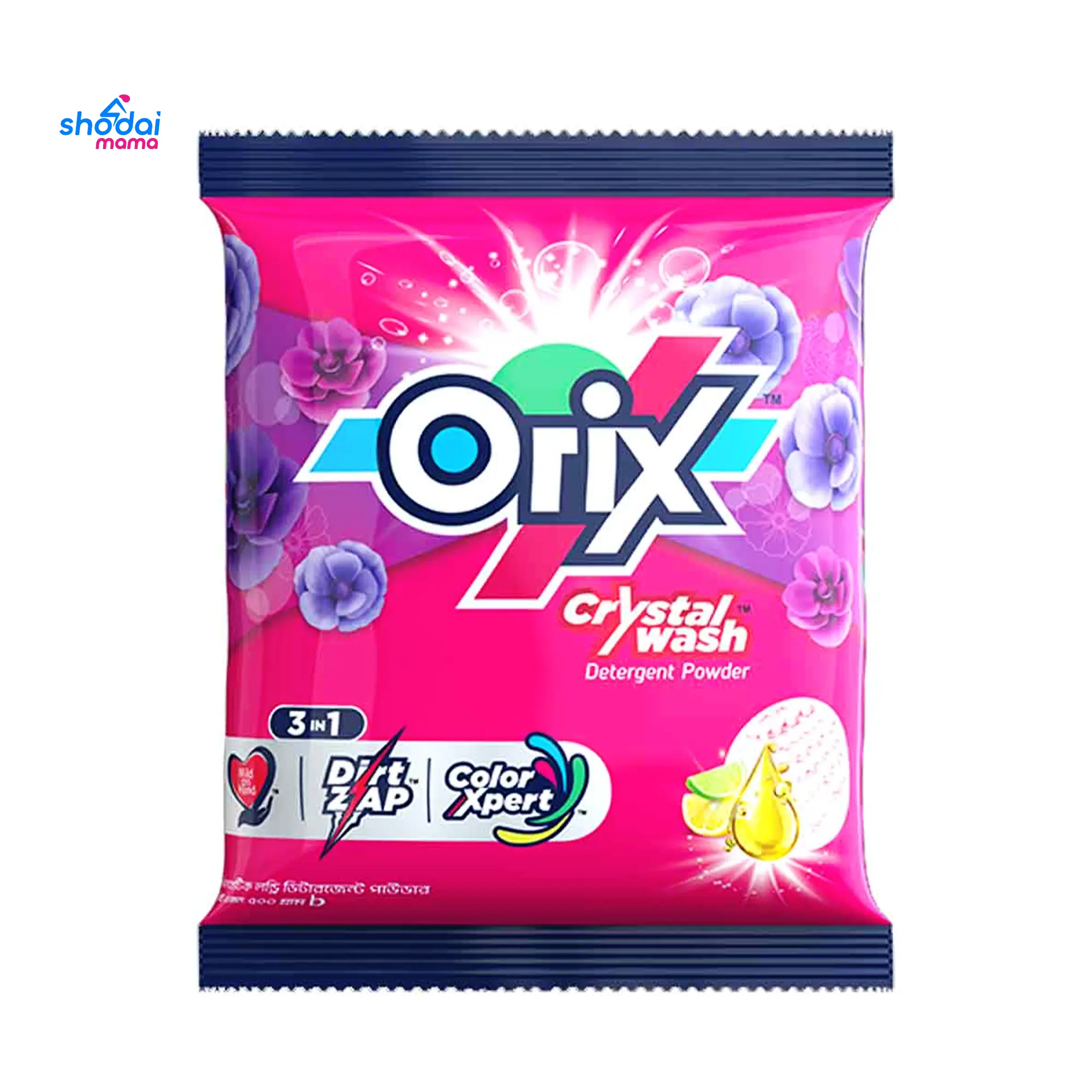 Orix Crystal Wash Detergent Powder 500gm